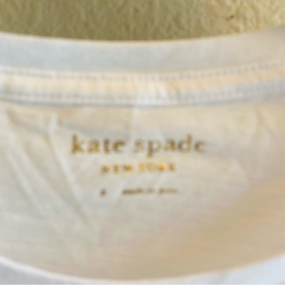 Kate Spade Pineapple Tee Shirt NWT Size S - Picture 5 of 8